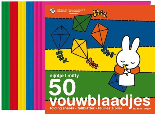 Papier składany Miffy 16cm 50szt