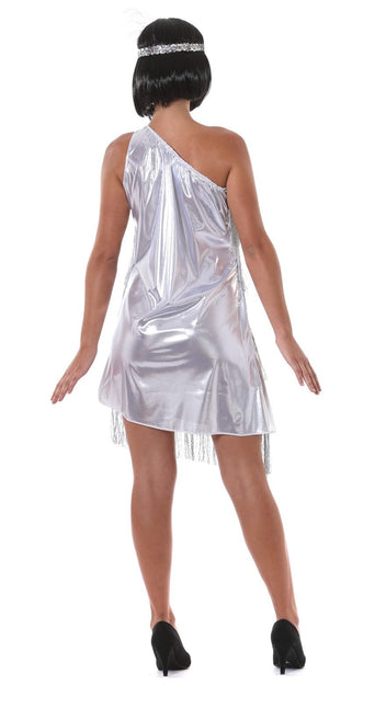 Charleston Dress Ladies Silver