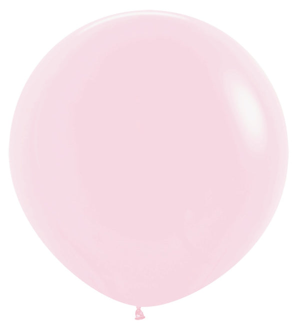 Balony Pastel Matte Pink 91cm 10szt