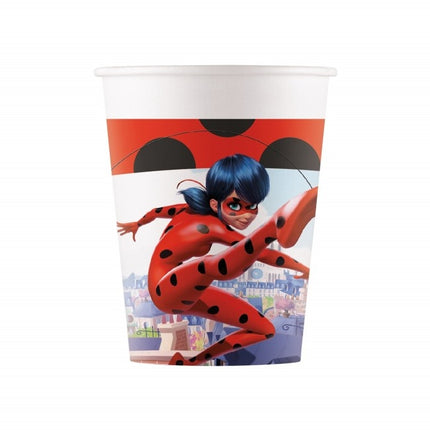 Kubki Miraculous Ladybug 200ml 8szt