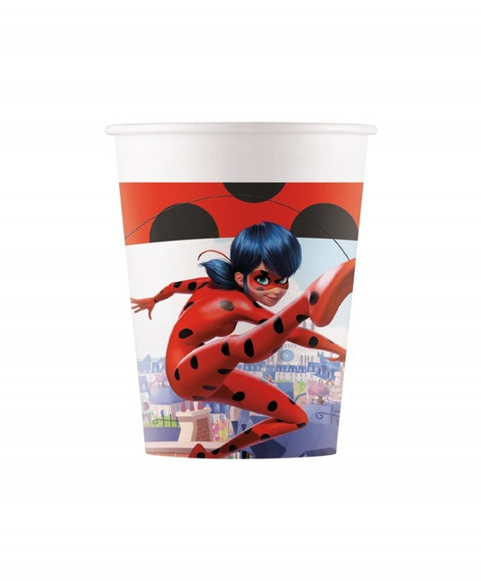 Kubki Miraculous Ladybug 200ml 8szt