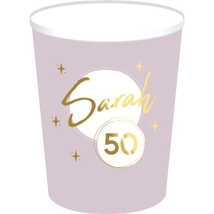 Sarah Cup Gold Pink 250ml 8szt