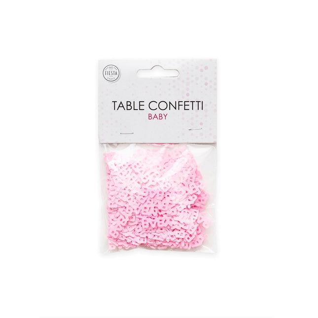 Konfetti na stół Baby Pink