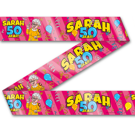 Sarah Barrier Ribbon 50 Years Cartoon 12m