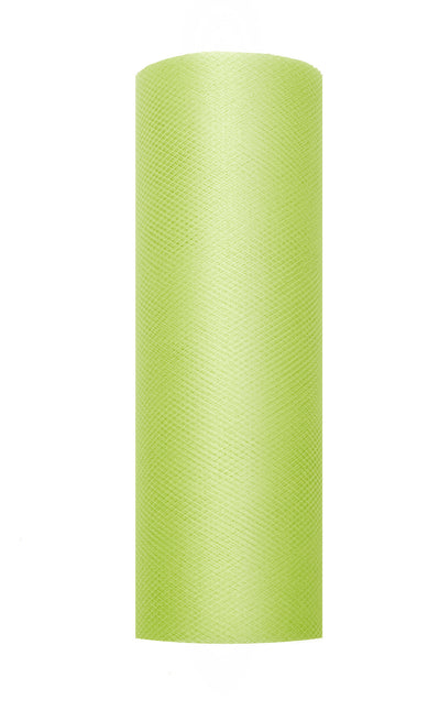 Lime Green Tulle Roll 15cm 9m