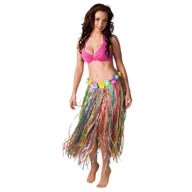 Kolorowa spódnica Hawaii 80 cm
