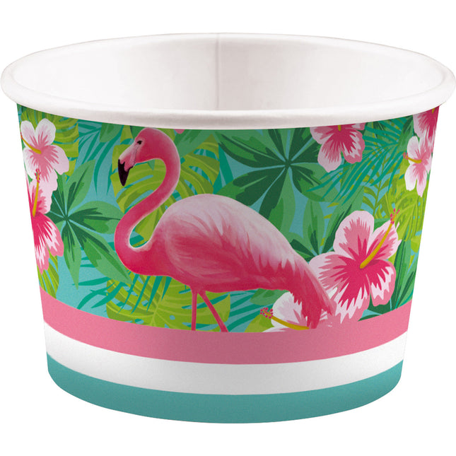 Foremki do lodów Hawaii Flamingo 270ml 6szt