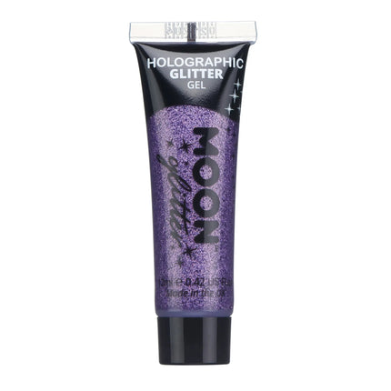 Moon Glitter Holographic Fine Glitter Gel Purple 12ml