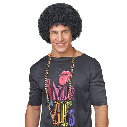 Disco 70S Wig Black