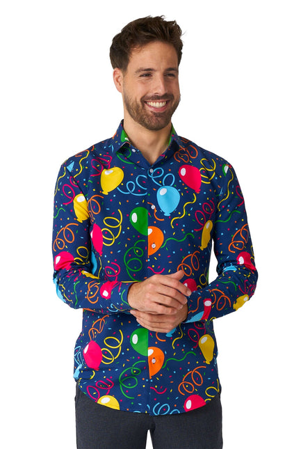 Party Balloons Shirt Men Suitmeister