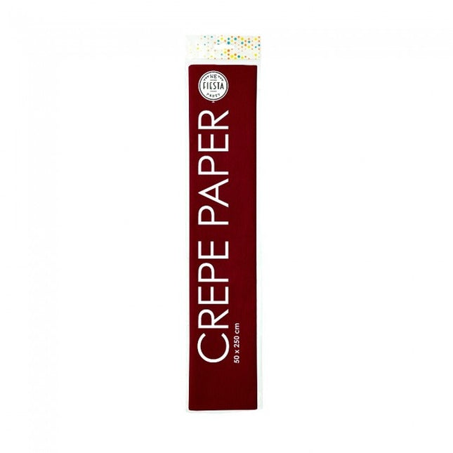 Papier krepowy Bordeaux 50 cm 2,5 m