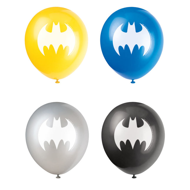 Balony Batman 30cm 8szt