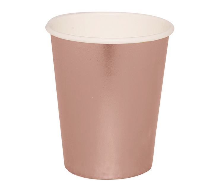 Kubki Rose Gold 240ml 6szt