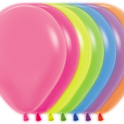 Balony Neon Mix 30cm 50szt