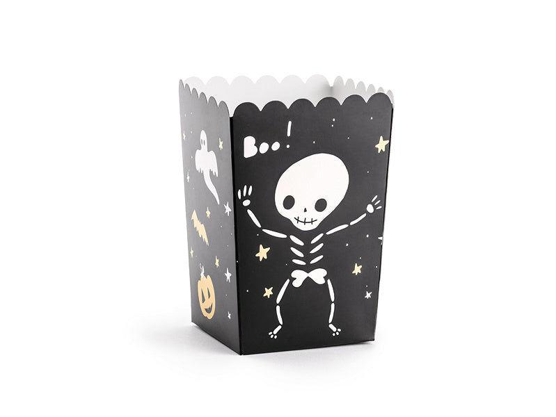 Halloweenowe miseczki na popcorn 12,5 cm 6 szt.