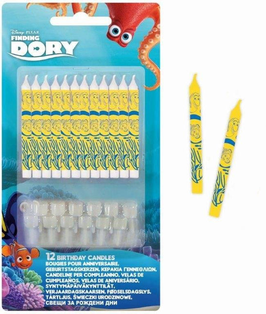 Świeczki Finding Dory 9cm 12szt