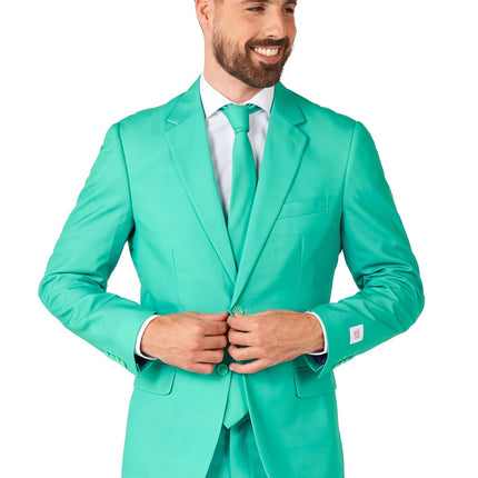 Turkusowy garnitur męski OppoSuits