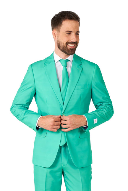 Turkusowy garnitur męski OppoSuits