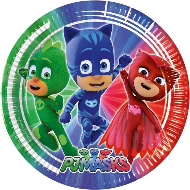 Talerze Pj Masks 23cm 8szt