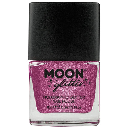 Holograficzny lakier do paznokci Moon Glitter Pink 14ml