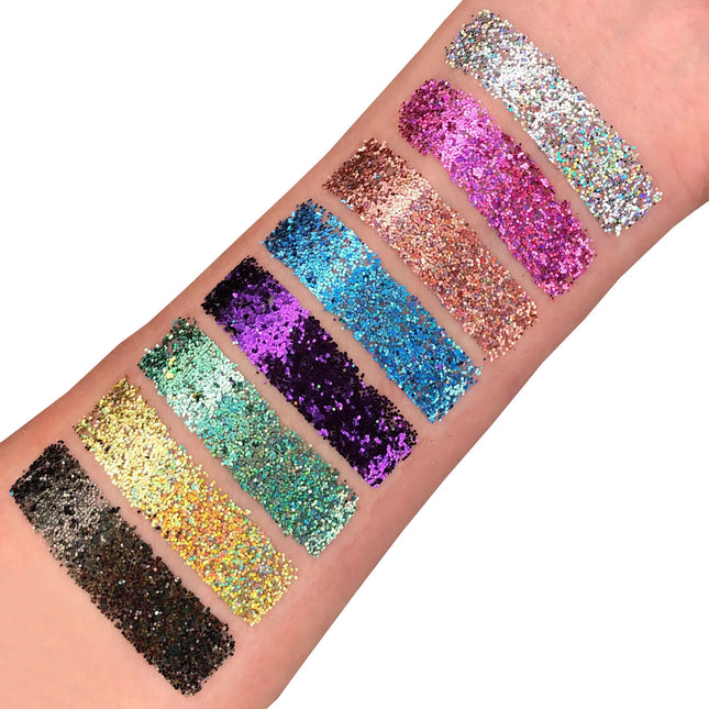 Moon Glitter Holographic Fine Glitter Gel Blue 12ml