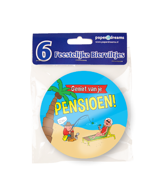 Maty do piwa Pension 6szt