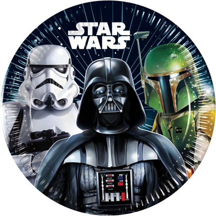 Talerze Star Wars Galaxy 20cm 8szt