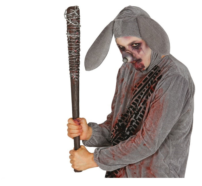 Halloweenowy kij baseballowy z kolcami 73 cm