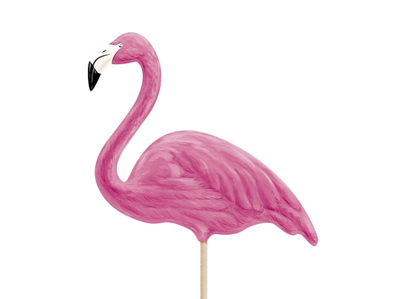 Nakłuwacze do flamingów 23,5 cm 6 szt.