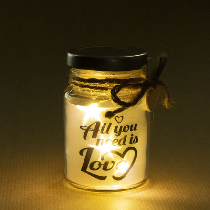 Lampka nastrojowa All You Need Is Love 14 cm