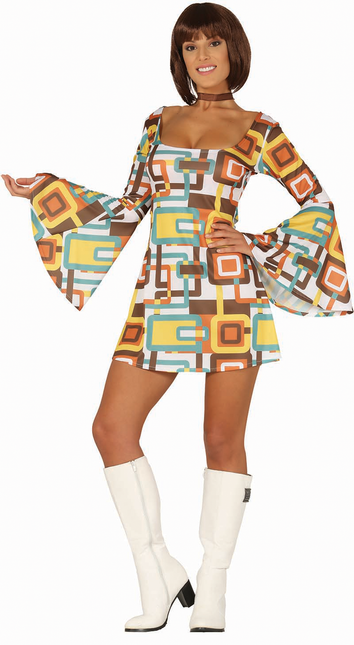 Disco 70S Dress Ladies