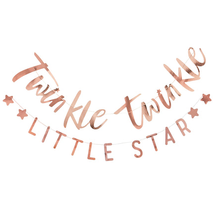 Różowo-złota girlanda Twinkle Twinkle 3m