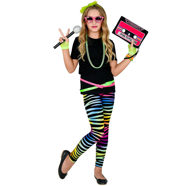 Neonowe legginsy 80S Girl