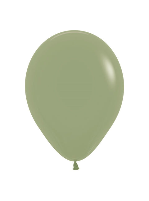 Balony eukaliptus 23cm 50szt