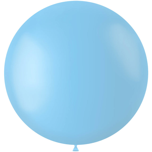 Balon jasnoniebieski pudrowy niebieski 80cm