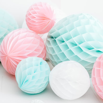 Honeycomb Ball Mint Green 40cm