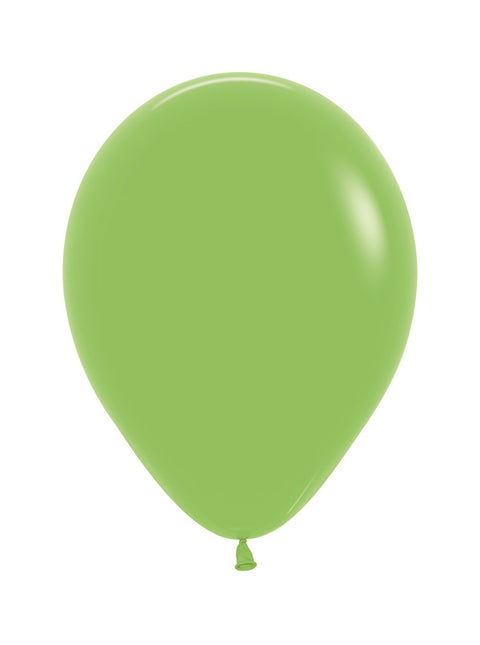 Balony Lime Green 25cm 100szt