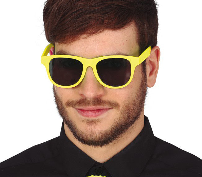 Okulary Neon Żółty