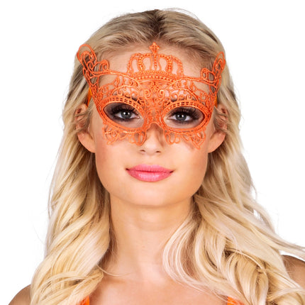 Maska na oczy Lace Orange