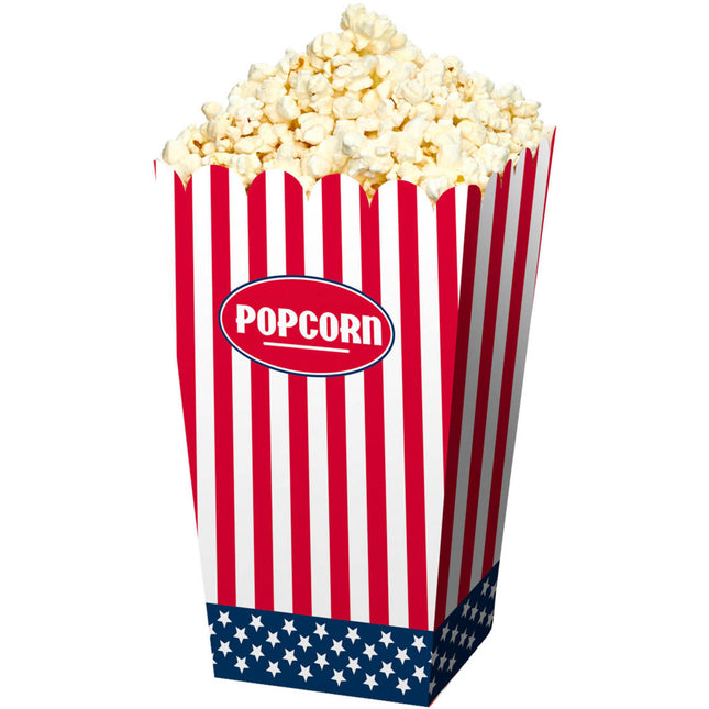 Miski na popcorn USA Party 4 szt.
