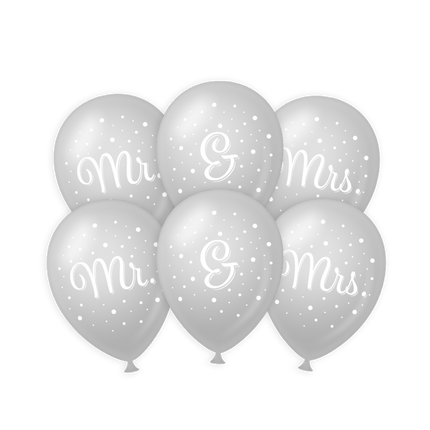 Balony ślubne Mr & Mrs 30cm