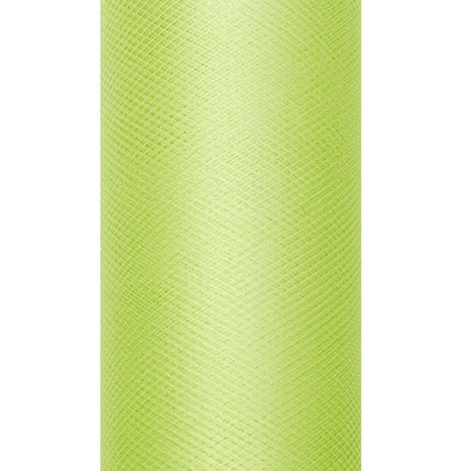 Lime Green Tulle Roll 15cm 9m