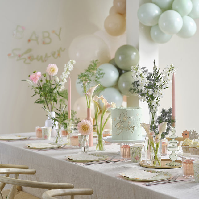 Babeczki na baby shower Hello Baby 12szt