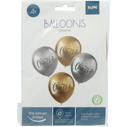 Balony Cheers 33cm 4szt