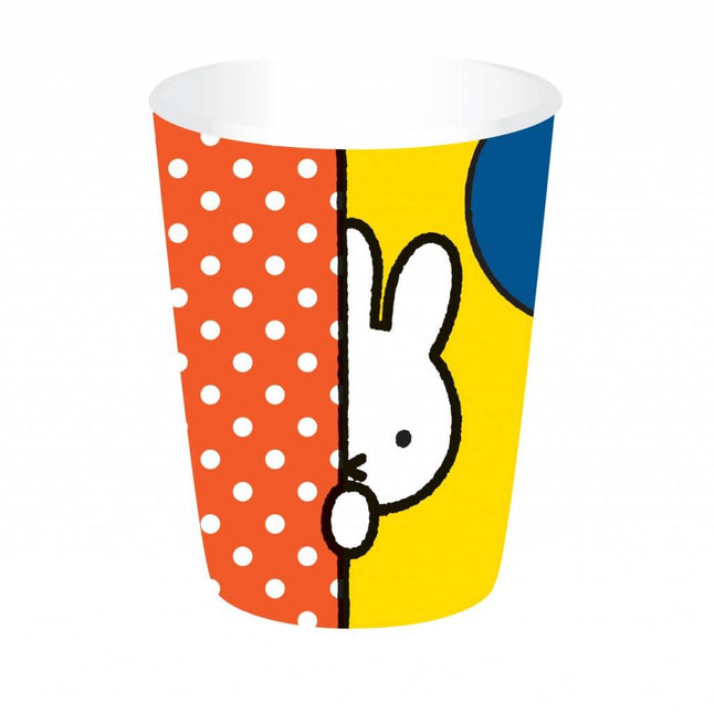 Kubki Miffy kartonowe 250ml 8szt