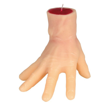 Świeca Halloween Bloody Hand 15 cm