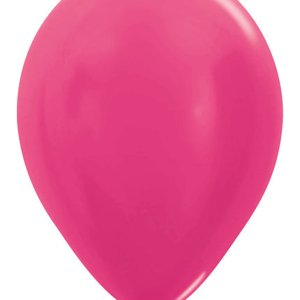 Balony Metallic Fuchsia 30cm 12szt