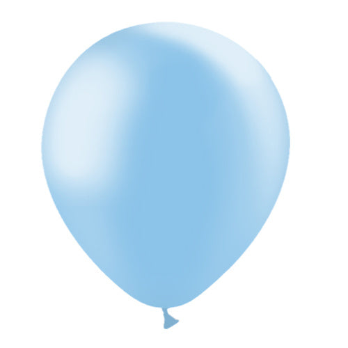 Balony jasnoniebieskie metaliczne 30cm 50szt