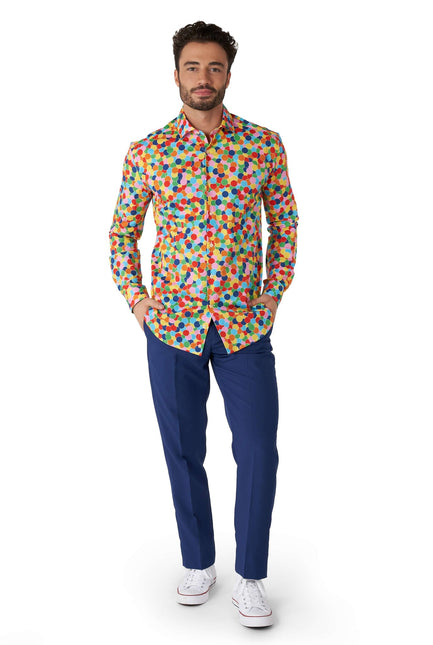 Party Confetti Shirt Men OppoSuits