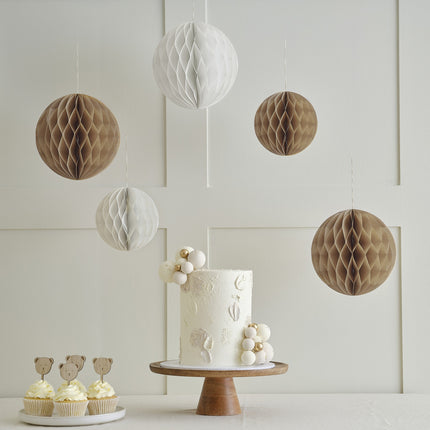 Baby Shower Honeycombs 5szt